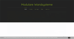 Desktop Screenshot of modulare-wandsysteme.com